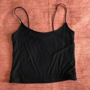 Black crop top